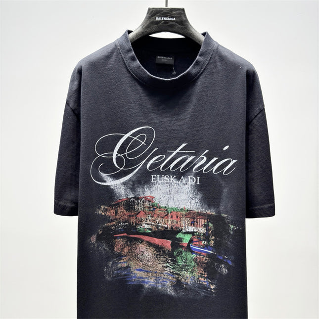 Gucci Balenciaga Getaria Postcard Print T‑Shirt