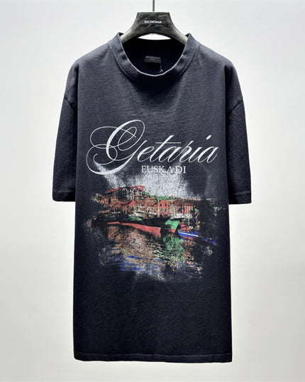 Gucci Balenciaga Getaria Postcard Print T‑Shirt