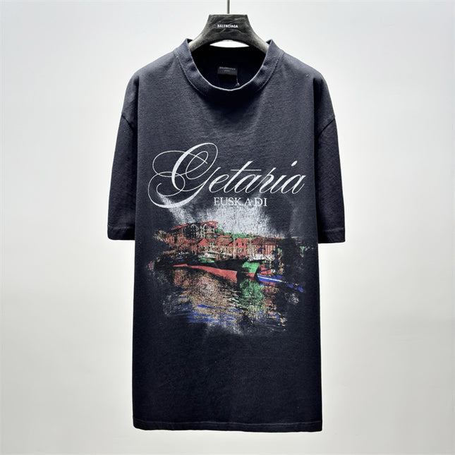 Gucci Balenciaga Getaria Postcard Print T‑Shirt