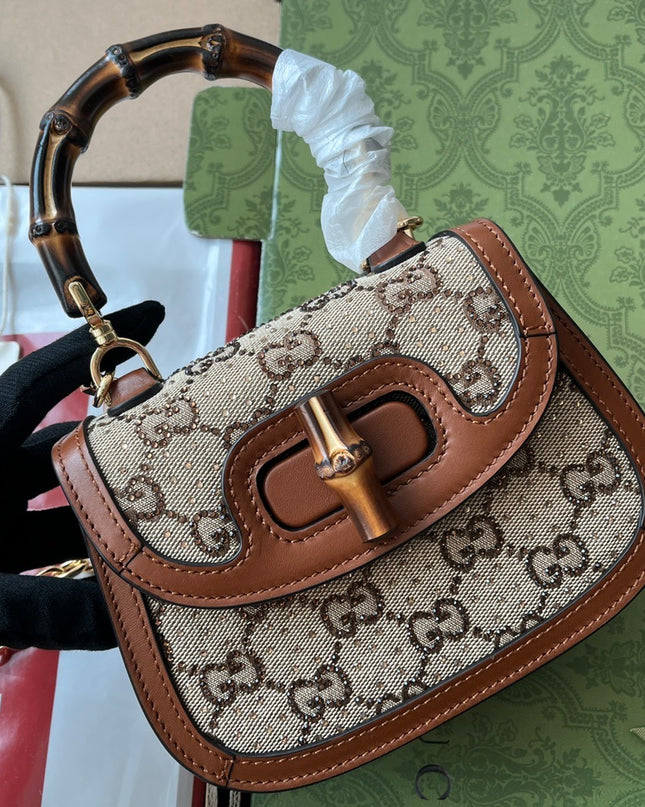Gucci Bamboo 1947 Mini Top Handle Bag 735116