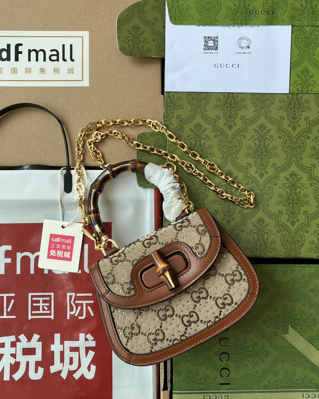 Gucci Bamboo 1947 Mini Top Handle Bag 735116