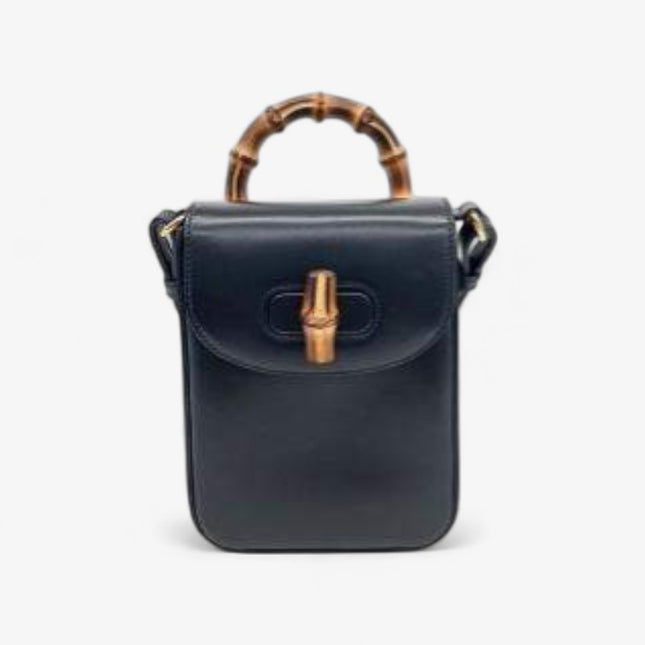 Gucci Bamboo Mini Handbag Black 702106