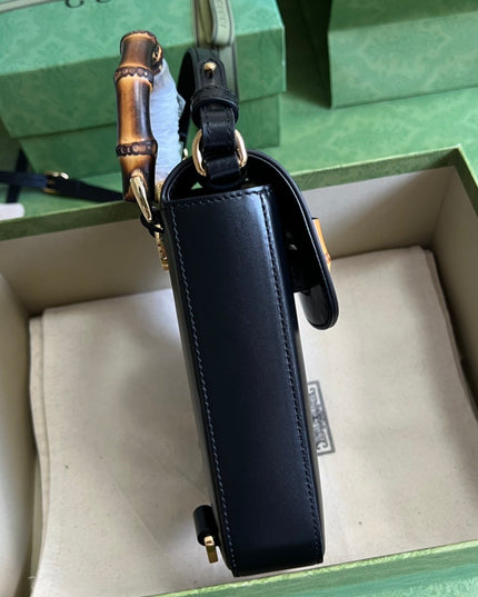 Gucci Bamboo Mini Handbag Black 702106