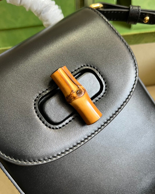 Gucci Bamboo Mini Handbag Black 702106