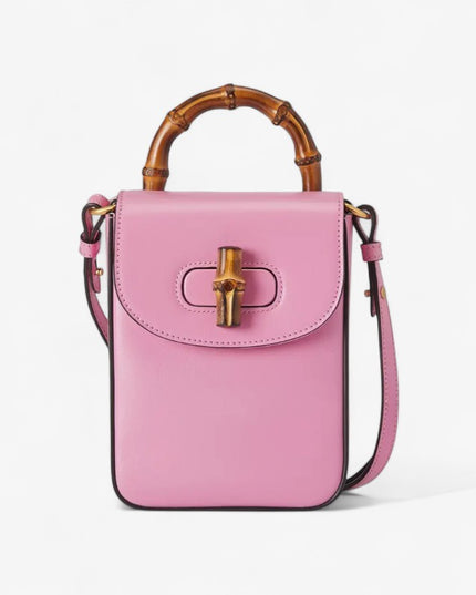 Gucci Bamboo Mini Handbag Pink 702106