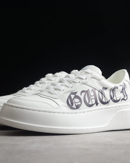 Gucci Basket Low-Top Sneaker – Gothic Logo
