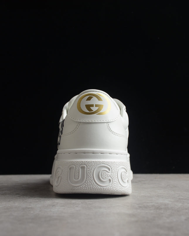 Gucci Basket Low-Top Sneaker – Gothic Logo