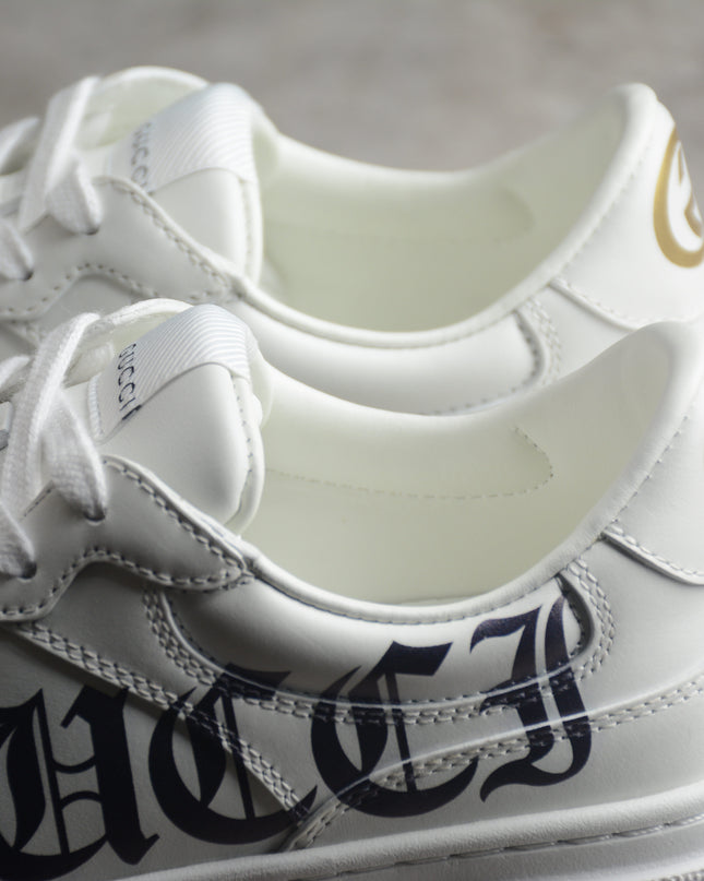 Gucci Basket Low-Top Sneaker – Gothic Logo