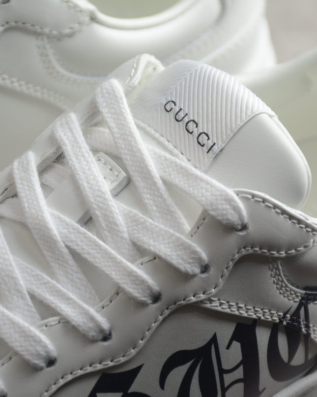 Gucci Basket Low-Top Sneaker – Gothic Logo