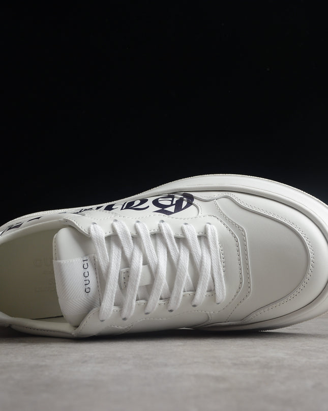 Gucci Basket Low-Top Sneaker – Gothic Logo
