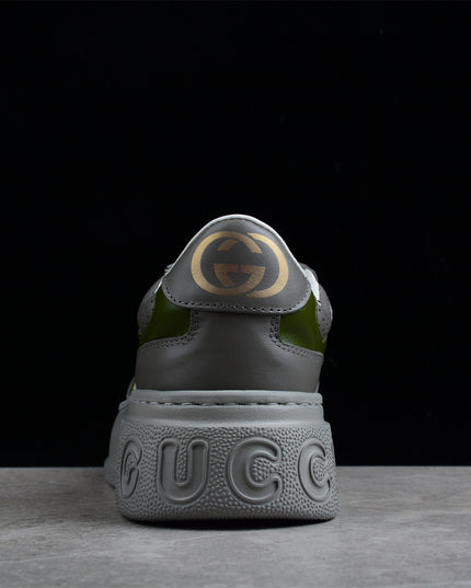 Gucci Basket Low-Top Sneaker – Grey/Olive GG Canvas
