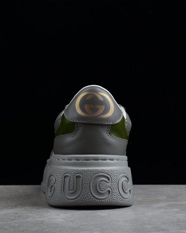 Gucci Basket Low-Top Sneaker – Grey/Olive GG Canvas