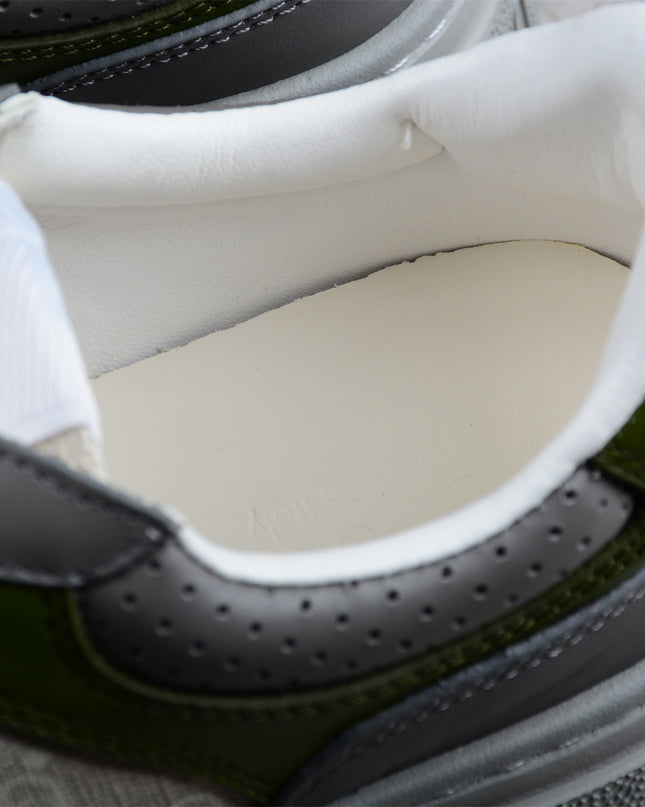 Gucci Basket Low-Top Sneaker – Grey/Olive GG Canvas