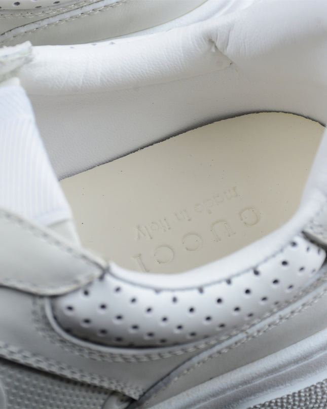 Gucci Basket Low-Top Sneaker – Triple White Monogram