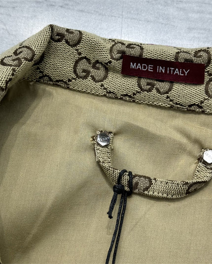 Gucci Beige Multicolor GG Monogram Jacket