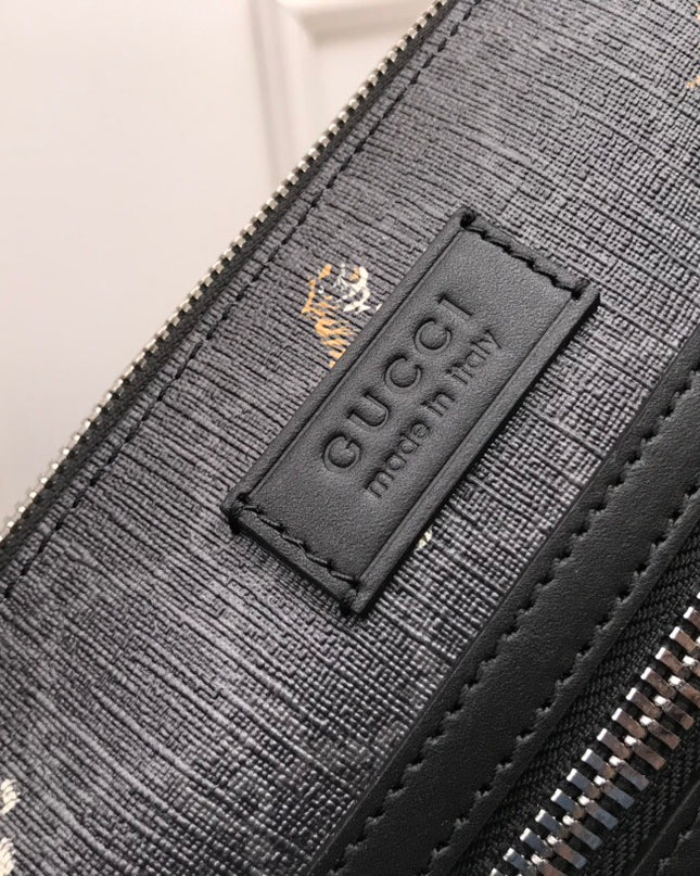 Gucci GG Supreme Messenger Bag – Black Tiger Print