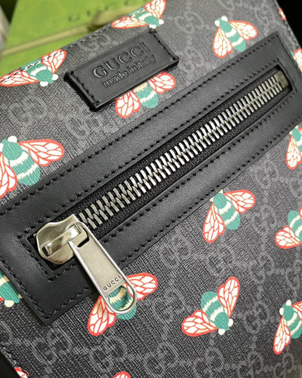 Gucci Bestiary Messenger Bag With Bees 681021