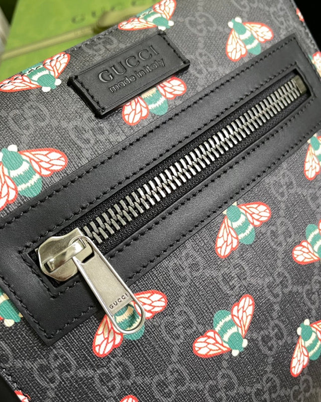 Gucci Bestiary Messenger Bag With Bees 681021