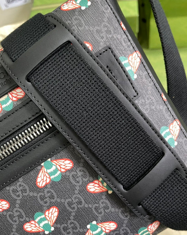Gucci Bestiary Messenger Bag With Bees 681021