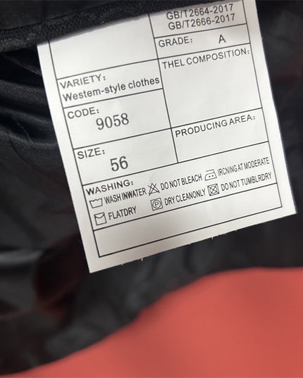 Gucci Black GG Monogram Formal Trousers