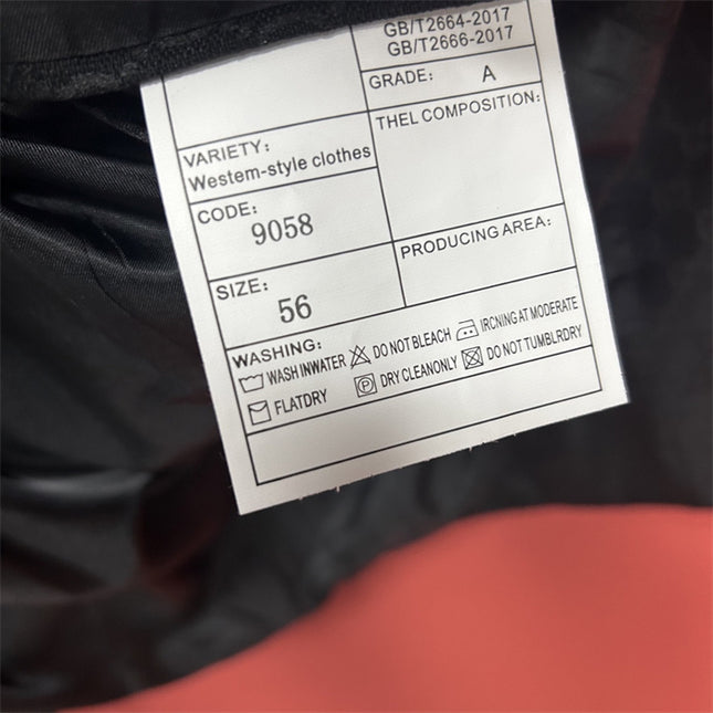 Gucci Black GG Monogram Formal Trousers