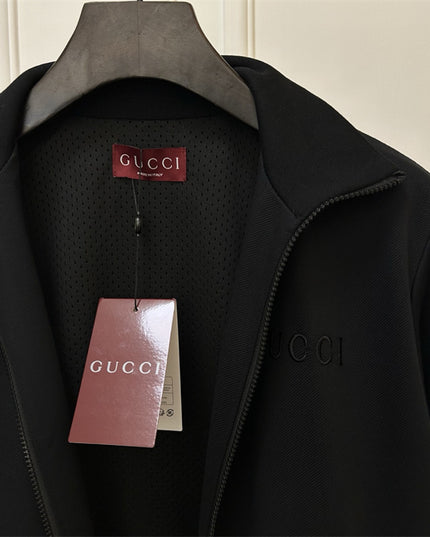 Gucci Black Minimalist Track Jacket