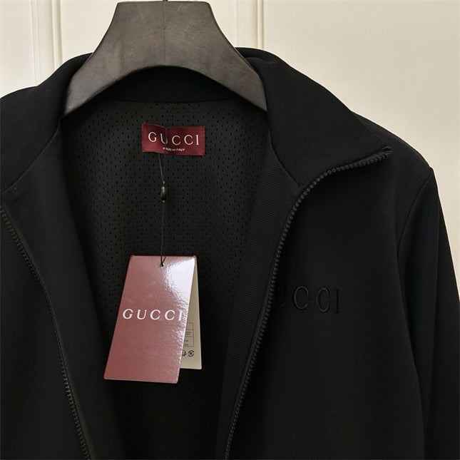Gucci Black Minimalist Track Jacket