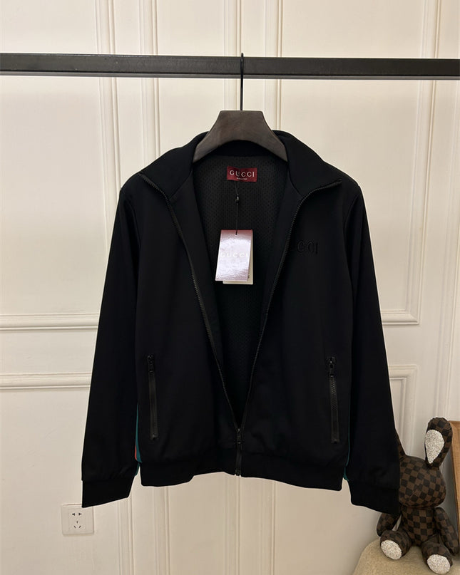 Gucci Black Minimalist Track Jacket