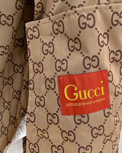 Gucci Black Technical Gabardine Zip Jacket