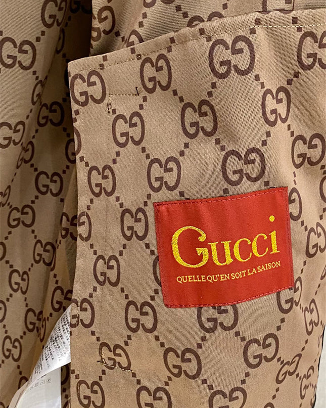Gucci Black Technical Gabardine Zip Jacket