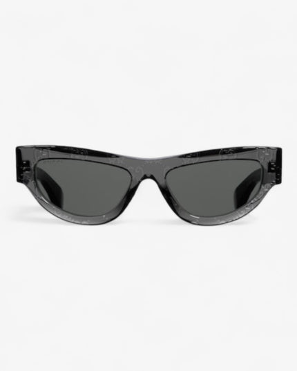 Gucci Cat Eye Sunglasses in Transparent Dark Grey GG Acetate – GG1834S