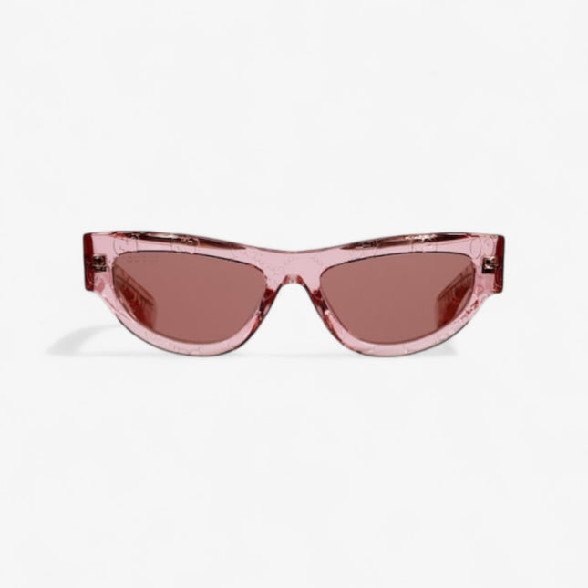 Gucci Cat Eye Sunglasses in Transparent Pink GG Acetate – GG1834S