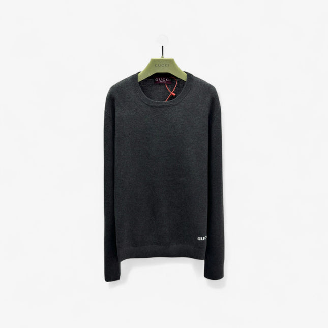 Gucci Charcoal Grey Crewneck Sweater