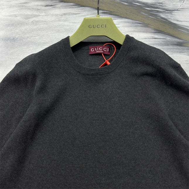 Gucci Charcoal Grey Crewneck Sweater