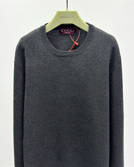 Gucci Charcoal Grey Crewneck Sweater