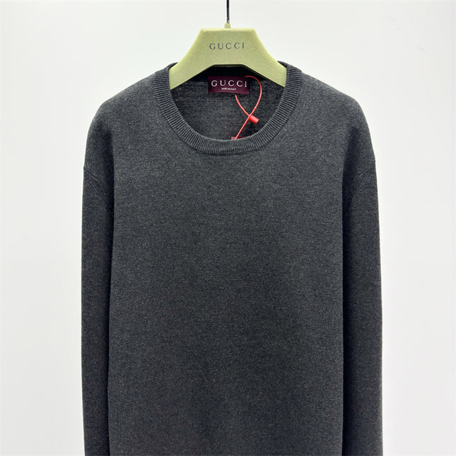 Gucci Charcoal Grey Crewneck Sweater