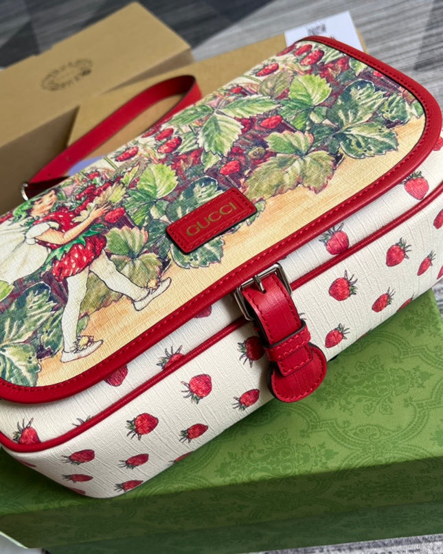 Gucci Children’s Messenger Bag 664143 – Strawberry Fairy Print