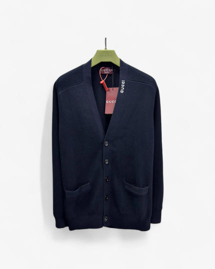 Gucci Classic Black Knit Cardigan