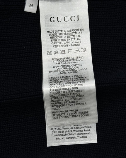 Gucci Classic Black Knit Cardigan