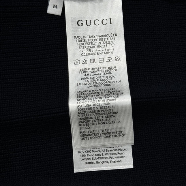 Gucci Classic Black Knit Cardigan