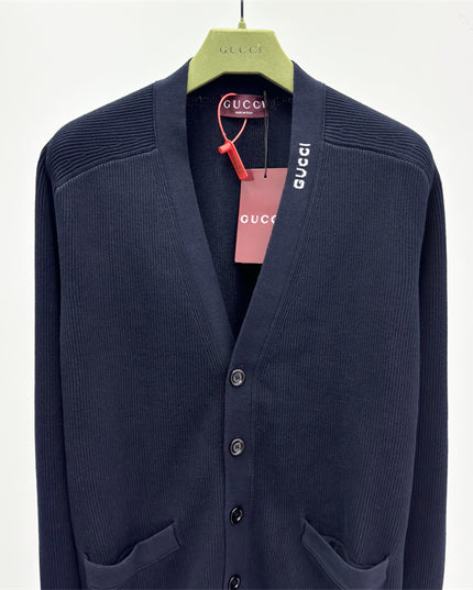 Gucci Classic Black Knit Cardigan