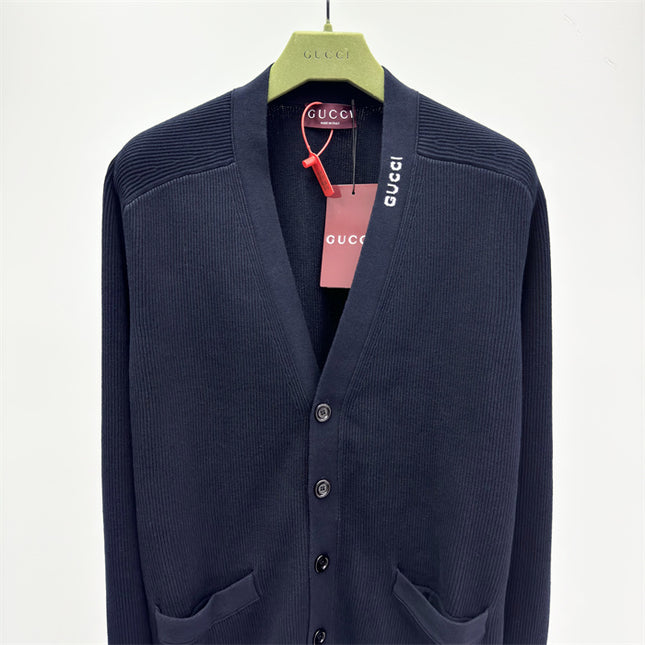 Gucci Classic Black Knit Cardigan