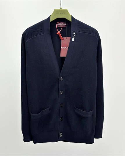 Gucci Classic Black Knit Cardigan