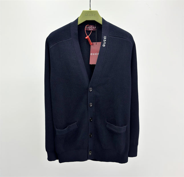 Gucci Classic Black Knit Cardigan