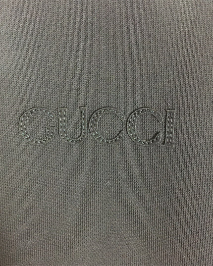 Gucci Contrast Trim Zip-Up Jersey Jacket – Black/White