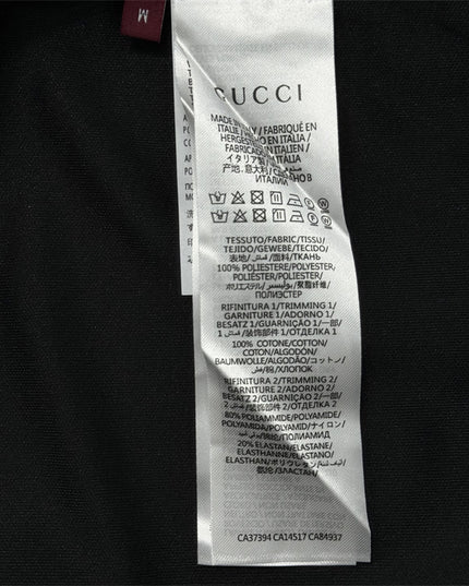 Gucci Cotton-Jersey Zip Hoodie with Embroidered Logo (Black)
