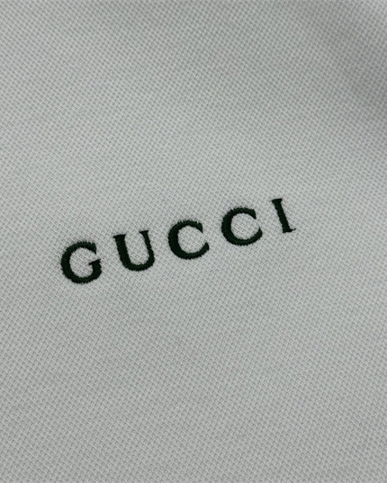 Gucci Cotton Jersey Sweatshirt with Green‑Red Web Trim and Logo Patch
