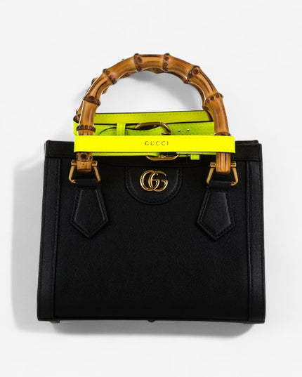 Gucci Diana Black Mini Tote Bag 655661