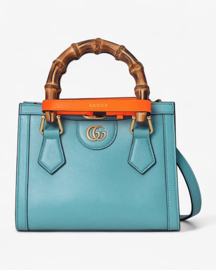Gucci Diana Mini Light Blue Tote Bag 655661