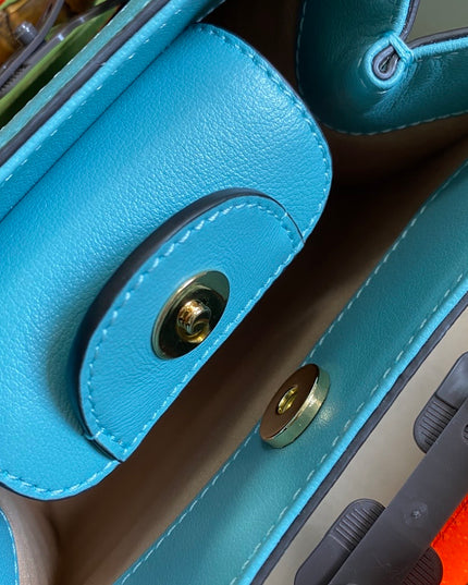 Gucci Diana Mini Light Blue Tote Bag 655661